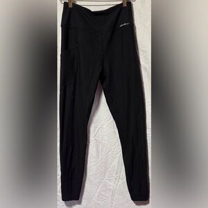 Eddie Bauer Black Leggings with side Pockets Small